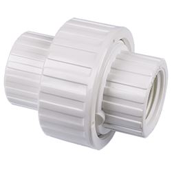 IPEX 435907 Pipe Union with Buna O-Ring Seal, 3/4 in, FPT, PVC, White, SCH 40 Schedule, 150 psi Pressure
