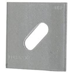 MiTek LBPS12-TZ Slotted Bearing Plate, Steel, Zinc, Pack of 50