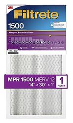 FILTER AIR 1500MPR 14X30X1IN, Pack of 4
