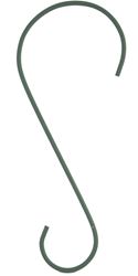 Perky-Pet 67 Hook, Rust-Resistant, Metal, Garden Green, Powder-Coated