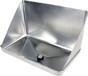 Camco USA 11430 Water Heater Drain Pan, Aluminum, For: 20-1/2 in W x 13 in D Gas or Electric Tankless Water Heaters