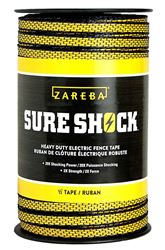 Zareba HDT656YH-Z Electric Fence Tape, Heavy-Duty, Polyethylene, Yellow