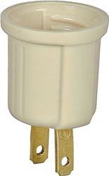 Eaton Wiring Devices 738V-BOX Outlet Adapter, 660 W, 1-Outlet, Thermoplastic, Ivory