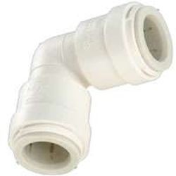 Watts 3517-08/P-420 Union Pipe Elbow, 3/8 in, 90 deg Angle, Plastic, Off-White, 100 psi Pressure