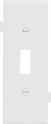 Eaton Wiring Devices STC1W Wallplate, 4-7/8 in L, 3.12 in W, 1 -Gang, Polycarbonate, White, High-Gloss