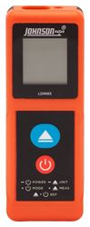 Johnson LDM85 Laser Distance Meter, Functions: Area, Continuous Use, Length, Volume, 2 in to 85 ft, Backlit LCD Display