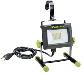 PowerSmith PWLS020H Work Light, 120 VAC, 20 W, LED Lamp, 2000 Lumens, 5000 K Color Temp