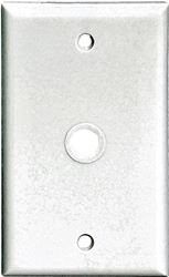 Eaton Wiring Devices 2128 2128W-BOX Wallplate, 4-1/2 in L, 2-3/4 in W, 1 -Gang, Thermoset, White, High-Gloss, Pack of 25