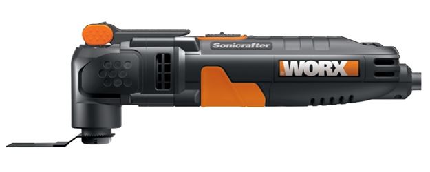 WORX WX679L.1 Oscillating Tool, 3 A, 11,000 to 21,000 opm, 3.2 deg Oscillating, 1-1/8, 1-3/8 in Blade
