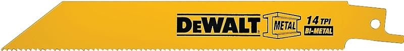 DeWALT DW4807 Reciprocating Saw Blade, 4 in L, 14 TPI