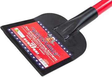 BULLY Tools 91300 Flooring Scraper, Steel Blade, Rubber Grip Handle, Fiberglass Handle