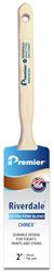 Premier Riverdale 17261 Paint Brush, 2 in W, Flat Sash Brush, 2-11/16 in L Bristle, Chinex Bristle