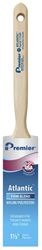 Premier Atlantic 17340 Paint Brush, 1-1/2 in W, Flat Sash Brush, 2-7/16 in L Bristle, Nylon/Polyester Bristle