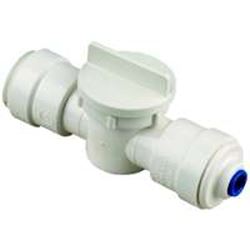 Watts 3555-1006/P-671 In-Line Valve, 1/2 x 1/4 in Connection, Sweat x Sweat, 250 psi Pressure, Thermoplastic Body