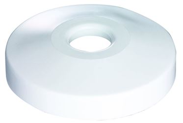 Plumb Pak PP808-84 Bath Flange, 3-1/2 in OD, For: 1/2 in Pipes, Plastic, White