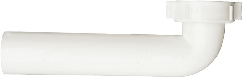 Plumb Pak PP101AW Waste Arm, 1-1/2 in, Direct-Connect, Plastic, White