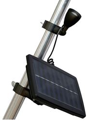 Valley Forge FPML-1 Flagpole Micro Light, 1-Lamp, LED Lamp, Plastic Fixture, Black