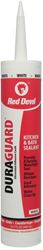 Red Devil DuraGuard 0406 Acrylic Caulk, White, -20 to 180 deg F, 10.1 oz Cartridge, Pack of 12