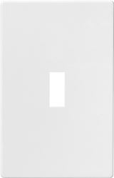 Eaton Wiring Devices PJS1W Wallplate, 4-7/8 in L, 3.12 in W, 1 -Gang, Polycarbonate, White, High-Gloss