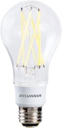 Sylvania 40770 Natural LED Bulb, 3-Way, A21 Lamp, 100 W Equivalent, E26 Lamp Base, Dimmable, Clear, Daylight Light