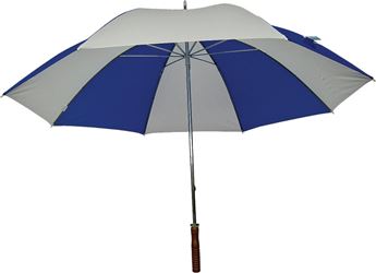 Diamondback Golf Umbrella, Nylon Fabric, Royal/White Fabric, 29 in
