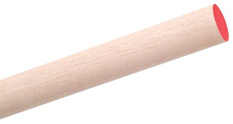 Waddell 6605UB Dowel Rod, 5/16 in Dia, 36 in L, Birchwood, Pack of 25