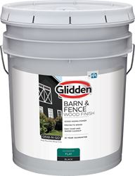 PPG GLBFEX10BL05 Exterior Latex, Flat, Black, Liquid, 5 gal