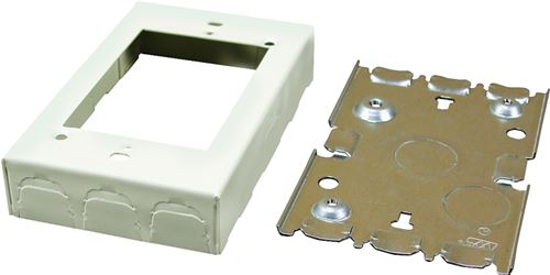 Wiremold B2 Outlet Box, Ivory