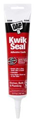 DAP 18008 Adhesive Caulk, Clear, 36 hr Curing, -20 to 180 deg F, 5.5 oz Tube