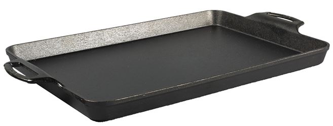 Lodge BW15BP Baking Pan, 19.06 in OAL, Iron, Black