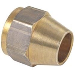 BrassCraft F0-6 Tube Nut, 3/8 in, Brass, 3/8 in OD, Pack of 10