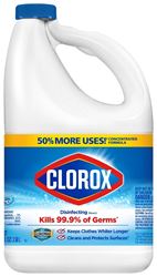 Clorox 32424 Concentrated Bleach, 121 oz, Liquid, Regular, Pack of 3
