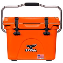 Orca ORCBZO020 Cooler, 20 qt Cooler, Blaze Orange, Up to 10 days Ice Retention