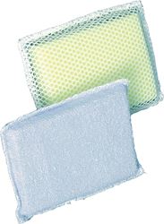 Birdwell 353-24 Scouring Sponge, 6-1/4 in L, 4 in W, 3/4 in Thick, Terry Cloth