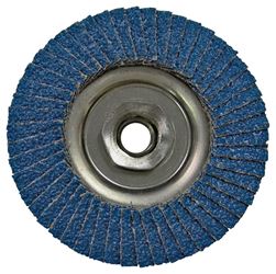 Vortec Pro 30829 Flap Disc, 4-1/2 in Dia, 5/8-11 Arbor, Non-Woven, 60 Grit, Medium, Zirconia Aluminum Abrasive