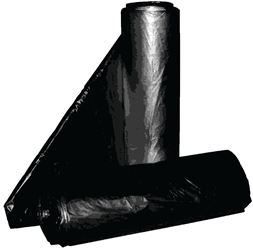 ALUF Plastics RCT-45X Royal Crown Top Liner, 40 x 46 in, 45 gal, Metalocene Blend, Black