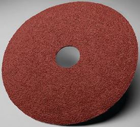 3M 81369 Fiber Disc, 5 in Dia, 7/8 in Arbor, Coated, 24 Grit, Coarse, Aluminum Oxide Abrasive, Fiber Backing