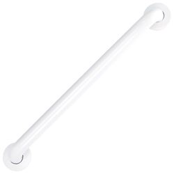 Boston Harbor SG01-01&0224 Grab Bar, 24 in L Bar, White, Wall Mounted Mounting