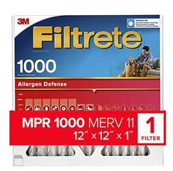 FILTER AIR ALRGN DFN 12X12X1IN, Pack of 4
