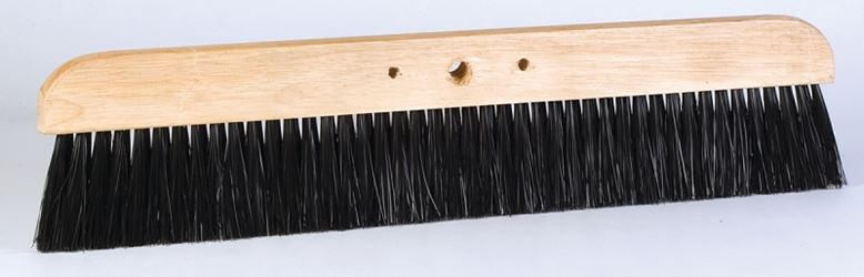 DQB 11908 Concrete Smoother Brush, Polypropylene Bristle, Black Bristle, Wood Handle