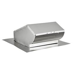 Lambro 107 Roof Cap, Aluminum, For: Up to 10 in Round Ducts