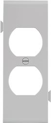 Eaton Wiring Devices STC8W Sectional Wallplate, 4-1/2 in L, 2-3/4 in W, 1 -Gang, Polycarbonate, White, High-Gloss