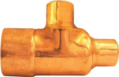 Elkhart Products 111R Series 32794 Reducing Pipe Tee, 3/4 x 1/2 x 1/2 in, Sweat, Copper