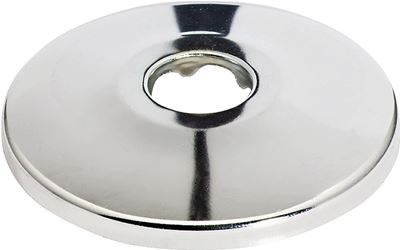 Plumb Pak PP802-88 Bath Flange, 3-1/2 in OD, For: 1/2 in CTS Tubes, Copper, Chrome