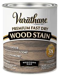 Varathane 370719 Premium Fast Dry Stain, Western Oak, Liquid, 1 qt