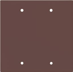 Eaton Cooper Wiring 2137 2137B-BOX Wallplate, 4-1/2 in L, 4.56 in W, 0.08 in Thick, 2 -Gang, Thermoset, Brown, Pack of 10