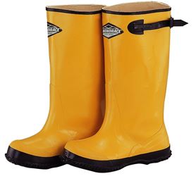 Diamondback RB001-11-C Over Shoe Boots, 11, Yellow, Rubber Upper, Slip on Boots Closure