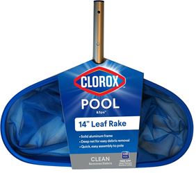 Clorox POOL & Spa 94214CLX Pool Leaf Rake, Aluminum Frame, Pack of 6