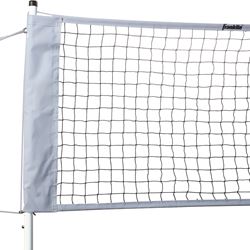 Franklin Sports 50613 Volleyball and Badminton Net, 30 ft L, 2 ft W, Plastic, White