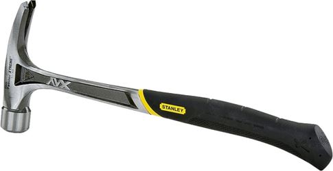 STANLEY Xtreme Series 51-167 Framing Hammer, 22 oz Head, Rip Claw, Checkered Head, Steel Head, 18 in OAL